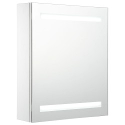 Armoire de salle de bain à miroir LED 50x13,5x60 cm 633661633661