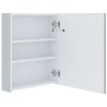 Armoire de salle de bain à miroir LED 50x13,5x60 cm 633661633661