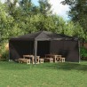 Mur de tente de fête 2 pcs Anthracite 400 x 195 cm PE et acier 633668633668