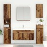 Armoire d'évier avec stockage Bois ancien Bois d'ingénierie 633672633672