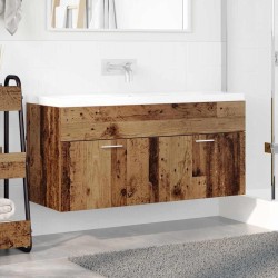 Armoire d'évier avec stockage Bois ancien Bois d'ingénierie 633672633672