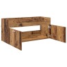 Armoire d'évier avec stockage Bois ancien Bois d'ingénierie 633672633672
