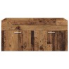 Armoire d'évier avec stockage Bois ancien Bois d'ingénierie 633672633672
