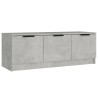 Meuble TV Gris béton 102x35x36,5 cm Bois d'ingénierie 633675633675