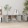Meuble TV Gris béton 102x35x36,5 cm Bois d'ingénierie 633675633675
