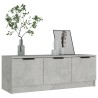 Meuble TV Gris béton 102x35x36,5 cm Bois d'ingénierie 633675633675