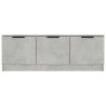 Meuble TV Gris béton 102x35x36,5 cm Bois d'ingénierie 633675633675