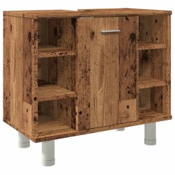 Armoire de salle de bain vieux bois 60x32x53,5 cm 633677633677