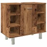Armoire de salle de bain vieux bois 60x32x53,5 cm 633677633677