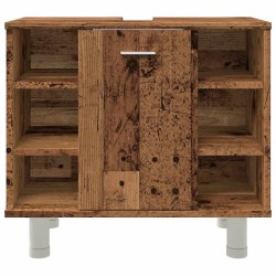 Armoire de salle de bain vieux bois 60x32x53,5 cm 633677633677