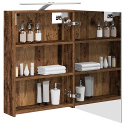 Armoire Miroir de Salle de Bain Bois ancien 50 x 14,5 x 70 cm 633684633684