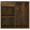Armoire cosmétique Chêne fumé 80x40x75 cm Bois d'ingénierie 633685633685