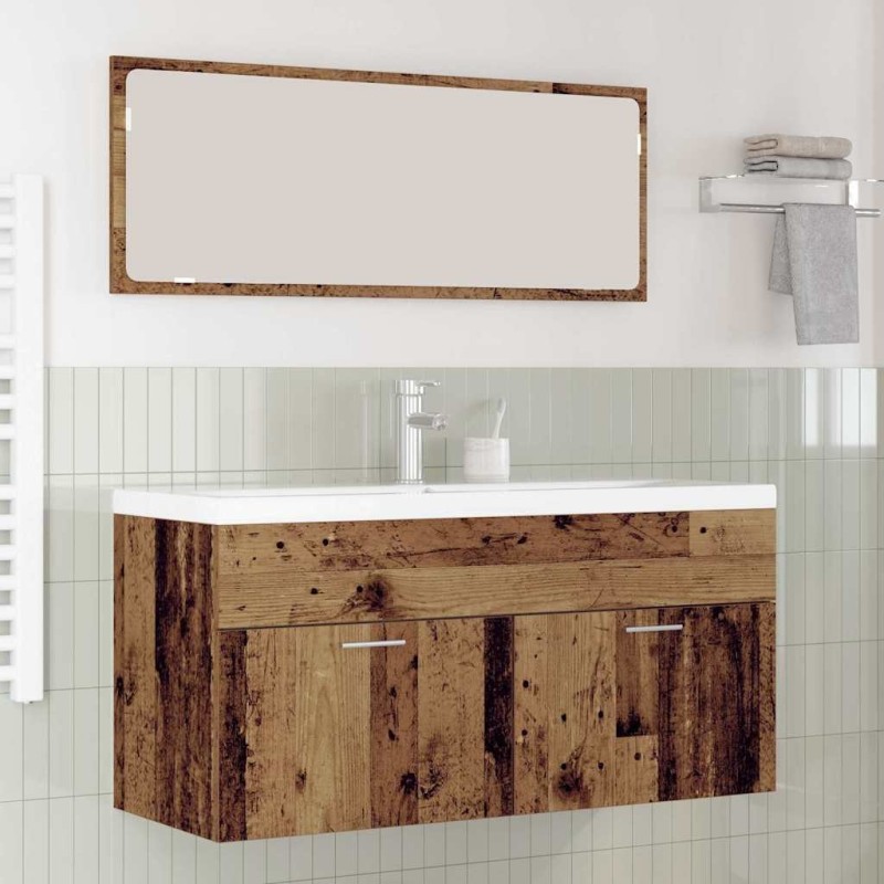 Armoire de salle de bain Bois ancien 100 x 38,5 x 46 cm 633687633687