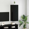 Meuble TV mural Chêne noir 40,5 x 30 x 102 cm Bois d'ingénierie 633693633693