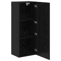 Meuble TV mural Chêne noir 40,5 x 30 x 102 cm Bois d'ingénierie 633693633693