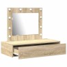 Table de Toilette Marron 83 x 40 x 70 cm Bois d'ingénierie 633699633699
