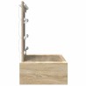 Table de Toilette Marron 83 x 40 x 70 cm Bois d'ingénierie 633699633699