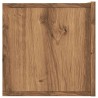 Meuble TV mural chêne artisanal 120x30x30 cm bois d'ingénierie 633701633701