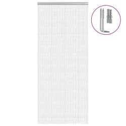 Moustiquaire de porte à chaîne 90x220 cm aluminium 633706633706