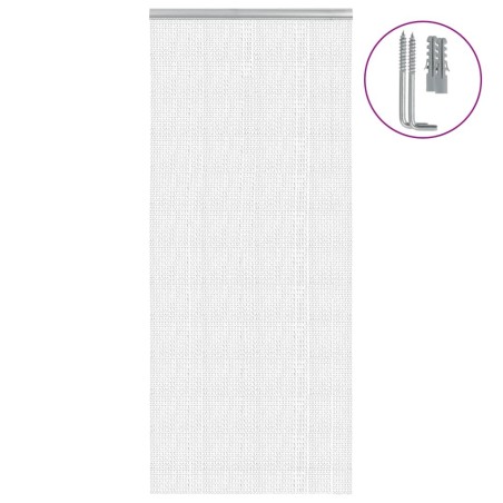 Moustiquaire de porte à chaîne 90x220 cm aluminium 633706633706