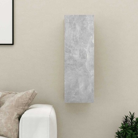 Meuble TV Gris béton 30,5x30x90 cm Bois d’ingénierie 633709633709