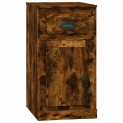 Armoire latérale avec tiroir chêne fumé 40x50x75 cm 633712633712
