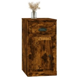 Armoire latérale avec tiroir chêne fumé 40x50x75 cm 633712633712