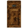 Armoire latérale avec tiroir chêne fumé 40x50x75 cm 633712633712