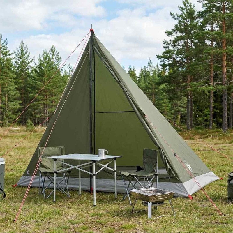 Tente de randonnée Vert olive 2 personnes 633720633720