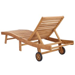 Transat Marron Bois de teck massif 633723633723