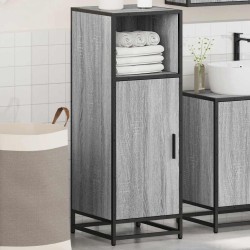 Armoire de salle de bain sonoma gris 35x37,5x100 cm 633732633732
