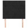 Tête de lit Noir 90x5x118/128 cm Velours 633734633734