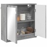 Armoire Miroir de Salle de Bain Gris Sonoma 60 x 20 x 60 cm 633738633738