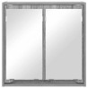 Armoire Miroir de Salle de Bain Gris Sonoma 60 x 20 x 60 cm 633738633738