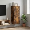 Armoire Murale Chêne fumé 33 x 34,5 x 90 cm Bois d'ingénierie 633739633739