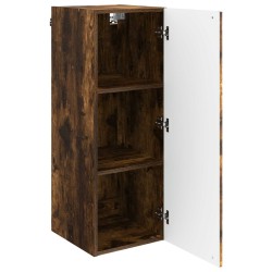 Armoire Murale Chêne fumé 33 x 34,5 x 90 cm Bois d'ingénierie 633741633741