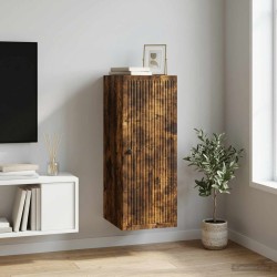 Armoire Murale Chêne fumé 33 x 34,5 x 90 cm Bois d'ingénierie 633742633742