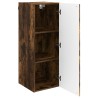 Armoire Murale Chêne fumé 33 x 34,5 x 90 cm Bois d'ingénierie 633742633742