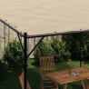 Belvédère beige 4x4 m 180 g/m² tissu et acier 633743633743