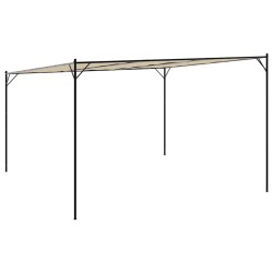 Belvédère beige 4x4 m 180 g/m² tissu et acier 633743633743