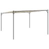 Belvédère beige 4x4 m 180 g/m² tissu et acier 633743633743