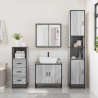 Armoire de salle de bain sonoma gris 35x37,5x100 cm 633753633753