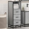 Armoire de salle de bain sonoma gris 35x37,5x100 cm 633753633753