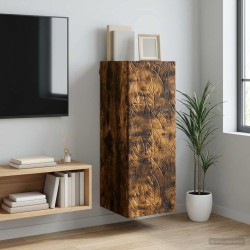 Armoire Murale Chêne fumé 33 x 34,5 x 90 cm Bois d'ingénierie 633757633757