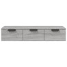 Armoire murale Sonoma gris 102x30x20 cm Bois d'ingénierie 633758633758