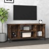 Meuble TV chêne fumé 102x35x45 cm bois d'ingénierie 633768633768