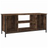 Meuble TV chêne fumé 102x35x45 cm bois d'ingénierie 633768633768