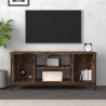 Meuble TV chêne fumé 102x35x45 cm bois d'ingénierie 633768633768