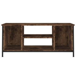 Meuble TV chêne fumé 102x35x45 cm bois d'ingénierie 633768633768