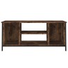 Meuble TV chêne fumé 102x35x45 cm bois d'ingénierie 633768633768